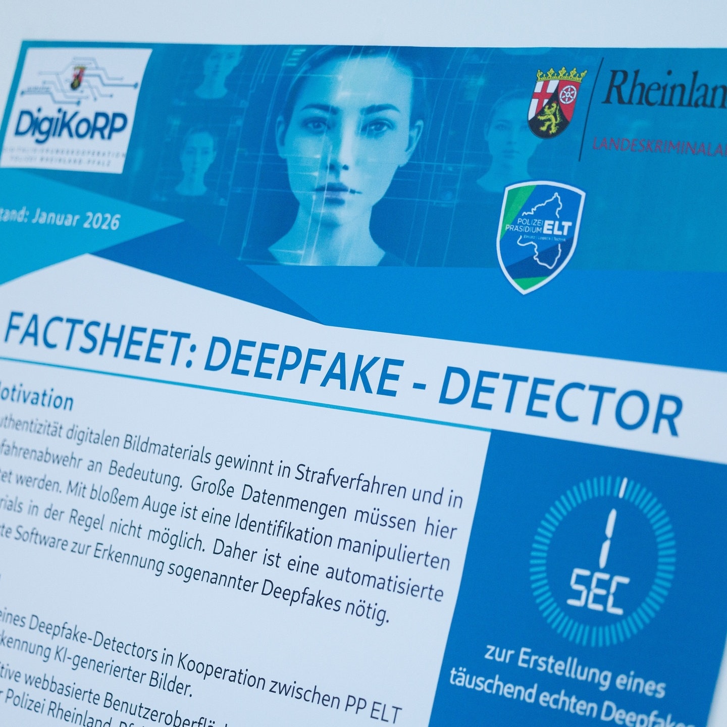 Polizei in Rheinland-Pfalz hat einen DeepFakeDetector episode artwork